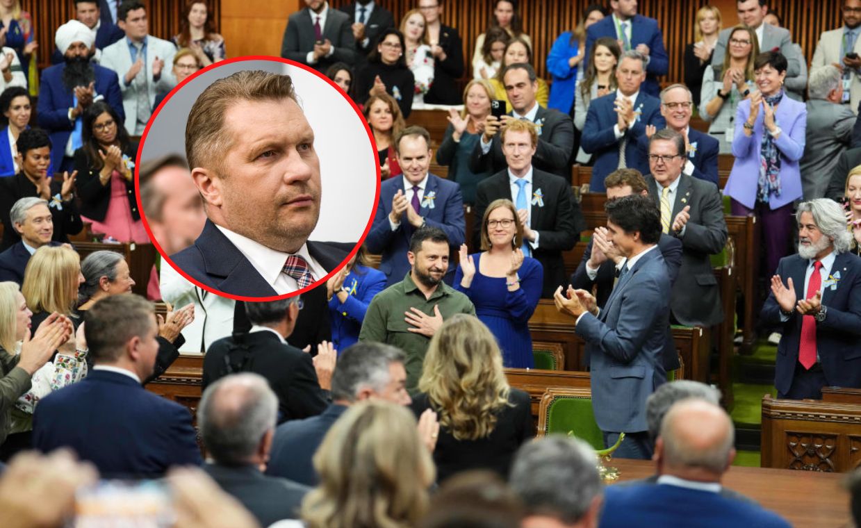 Przemysław Czarnek chce reakcji po skandalu, do którego doszło w kanadyjskim parlamencie