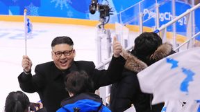 Pjongczang 2018. Incydent na meczu hokeja. Na trybunach pojawił się sobowtór przywódcy Korei Północnej