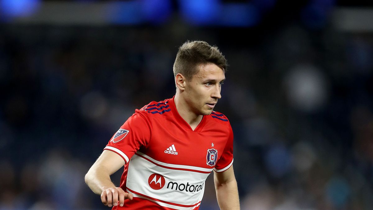 Getty Images / Elsa / Na zdjęciu: Przemysław Frankowski w koszulce klubu MLS, Chicago Fire