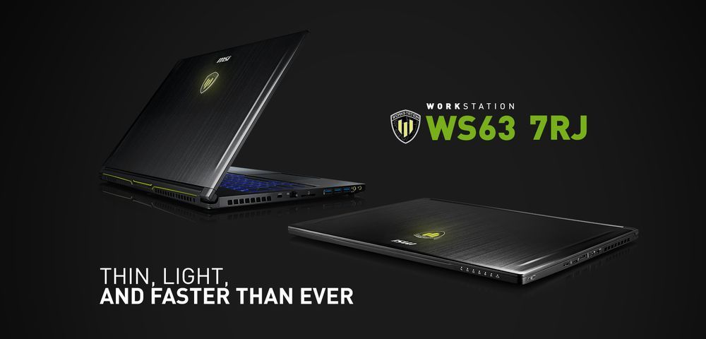 MSI WS63 laptop