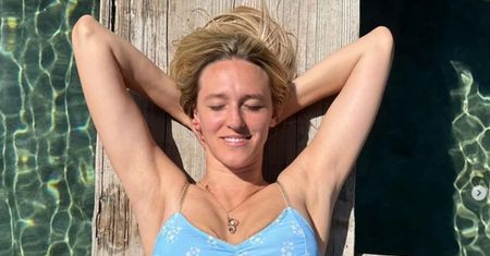 Aleksandra Żebrowska pokazała BRZUCH po czterech porodach. Zapozowała w samej bieliźnie (FOTO)