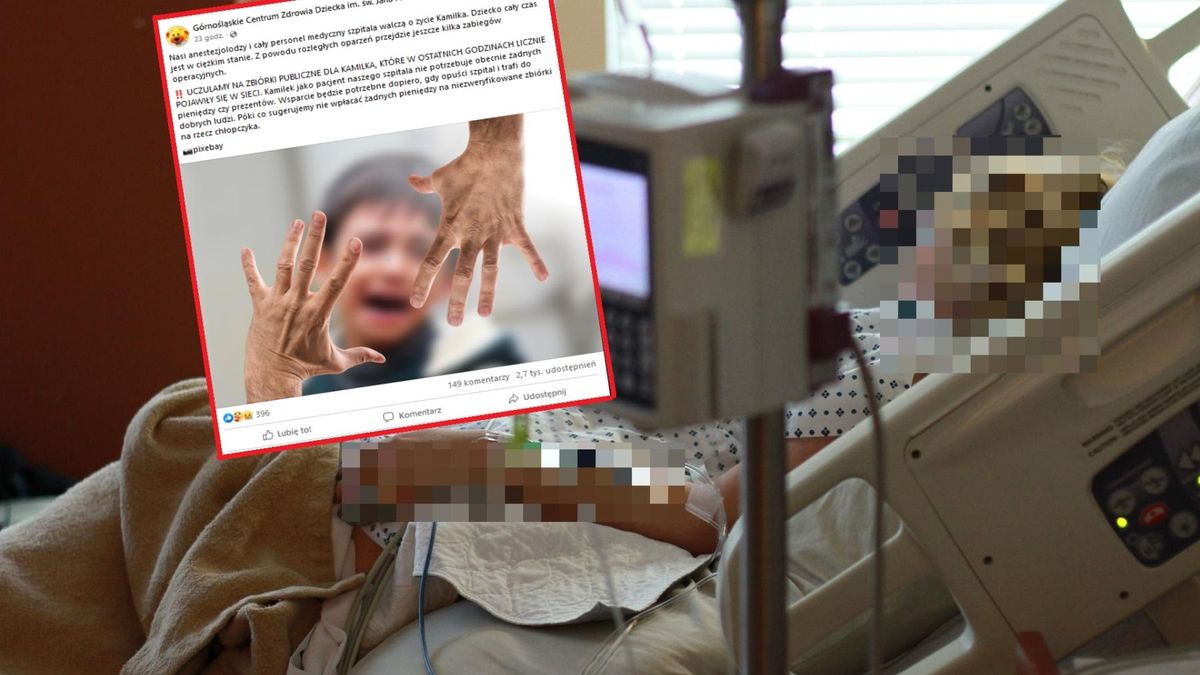 Szpital poinformował o skatowanym 8-latku z Częstochowy. "Uczulamy na zbiórki publiczne"