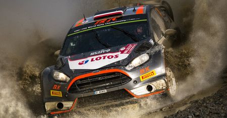 Robert Kubica w pierwszej dziesiątce Rajdu Wielkiej Brytanii 2015