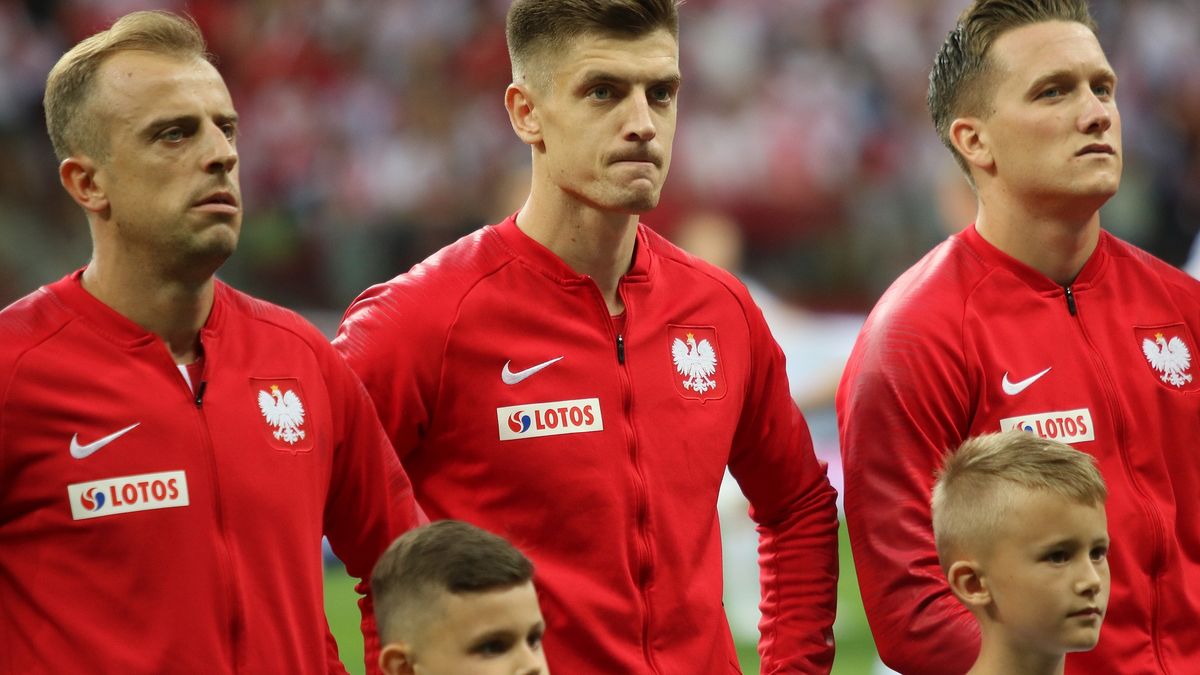 Na zdjęciu (od lewej): Kamil Grosicki, Krzysztof Piątek i Piotr Zieliński