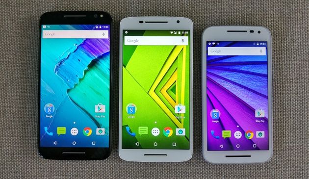 Motorola X Style X Play G 3gen widok wyświetlacz