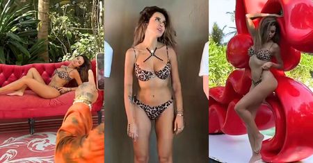 Natalia Siwiec WYGINA SIĘ w panterkowym bikini przed aparatem męża. "Mariusz kocha robić mi zdjęcia, a ja nie mam cierpliwości" (FOTO)