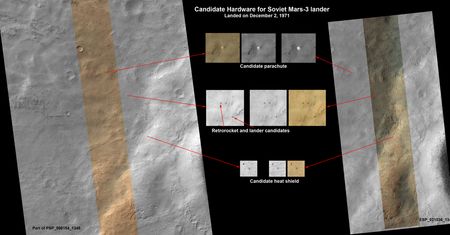 NASA przypuszcza, że sfotografowała radziecki lądownik Mars 3