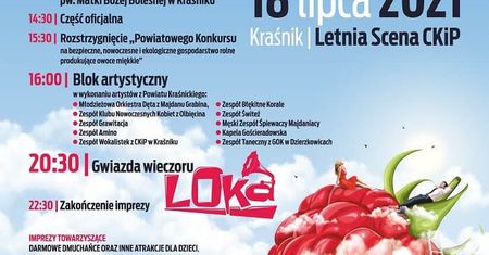 Festiwal MALINIAKI 2021 w Kraśniku. Gwiazda wieczoru zespół Loka