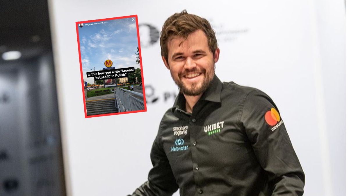 Magnus Carlsen wrzucił zdjęcie z Warszawy