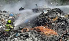 Kolejny pożar składowiska. W akcji kilkanaście zastępów