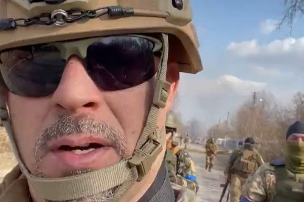 James Vasquez, 47-letni weteran z USA, pojechał do Ukrainy, by walczyć z Rosją 