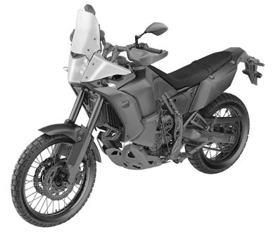 Yamaha Ténéré 700 Raid prawie gotowa. Pojawiły się grafiki patentowe