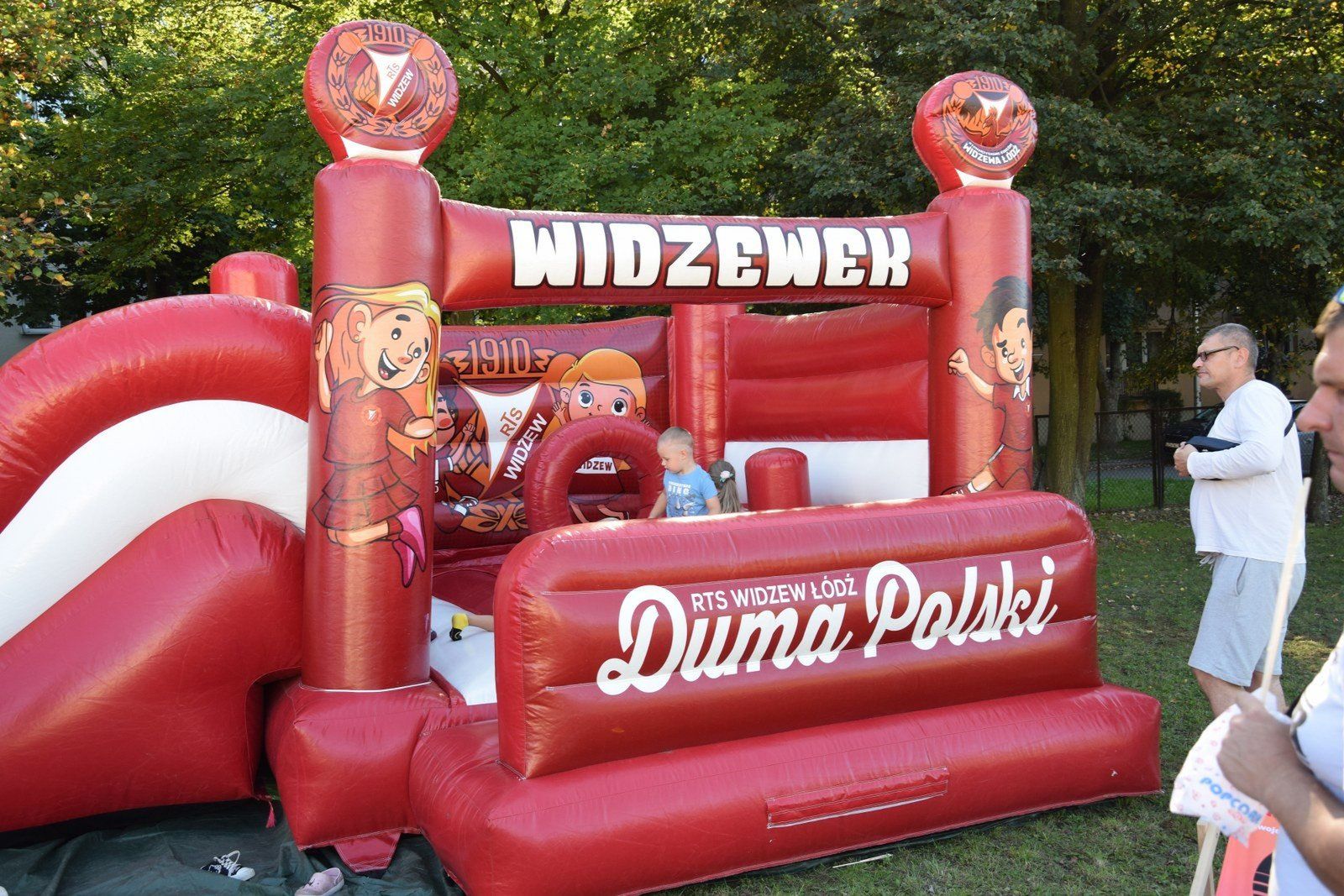 Piknik Widzewski dla dzieci w Zduńskiej Woli wypełniony atrakcjami