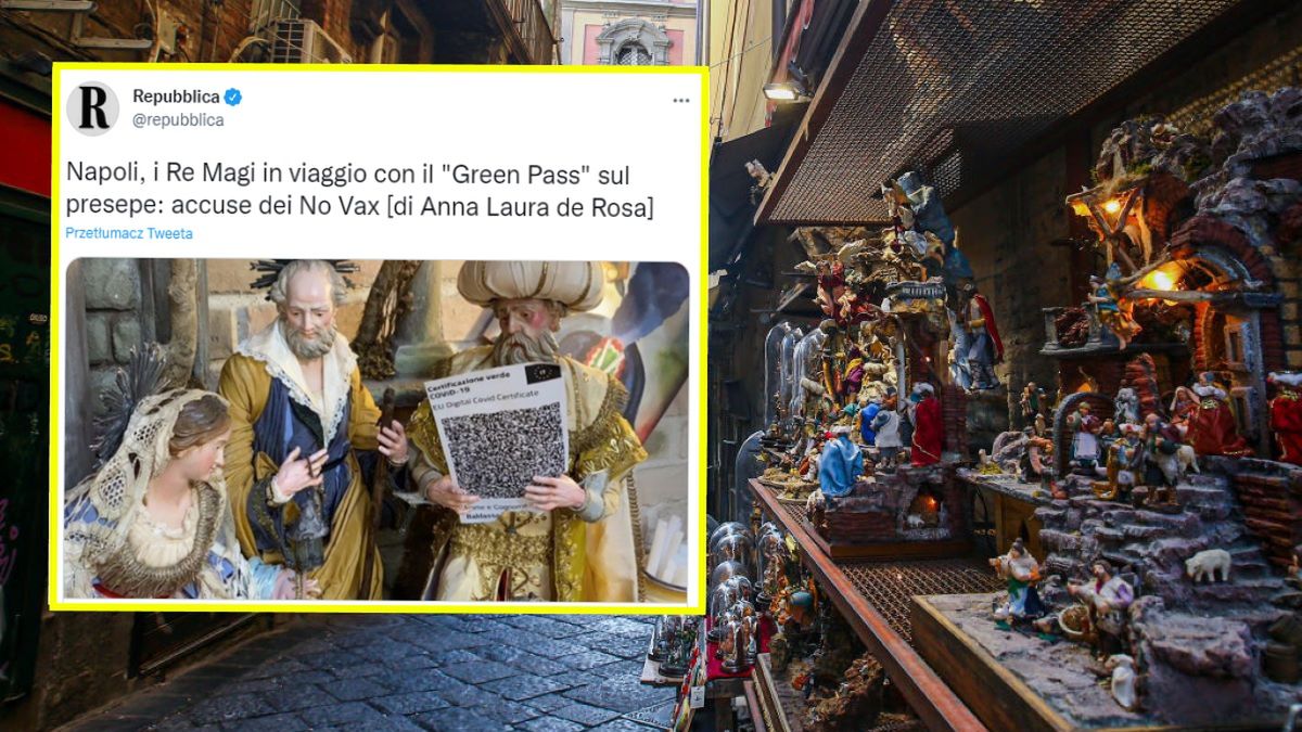 Nietypowa szopka z Neapolu 