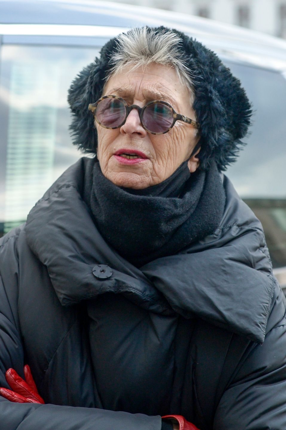 Anda Rottenberg - pogrzeb Jana Lityńskiego