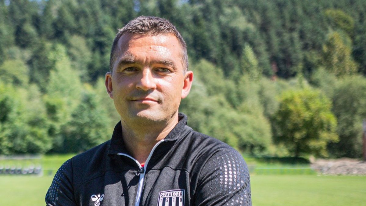 Materiały prasowe / Sandecja Nowy Sącz / Łukasz Surma w roli trenera Sandecji Nowy Sącz