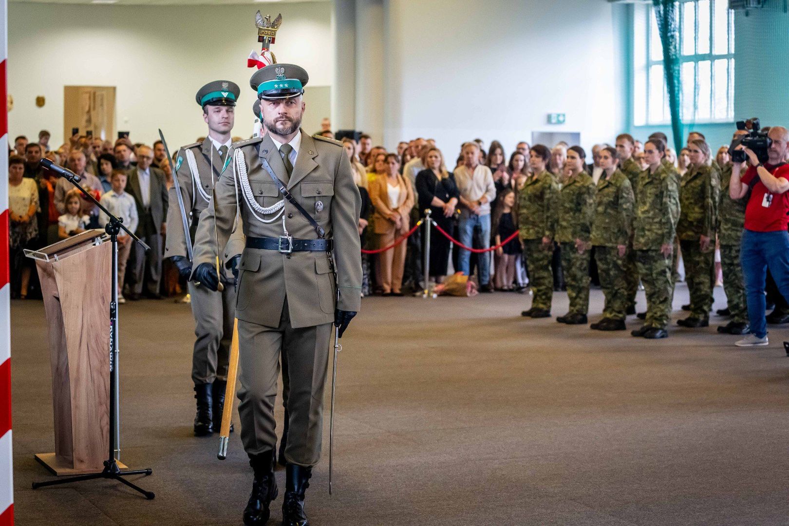 Ślubowanie nowo przyjętych funkcjonariuszy