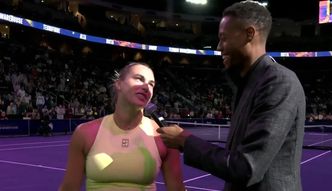 Sabalenka rozbawiła kibiców