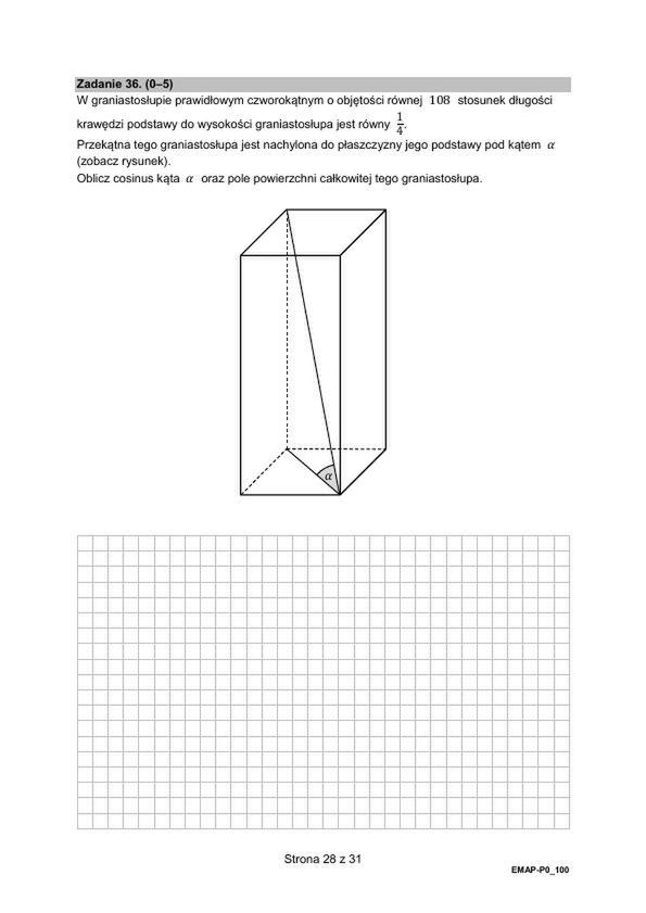 Matura 2024. Arkusze CKE. Matematyka w formule 2015