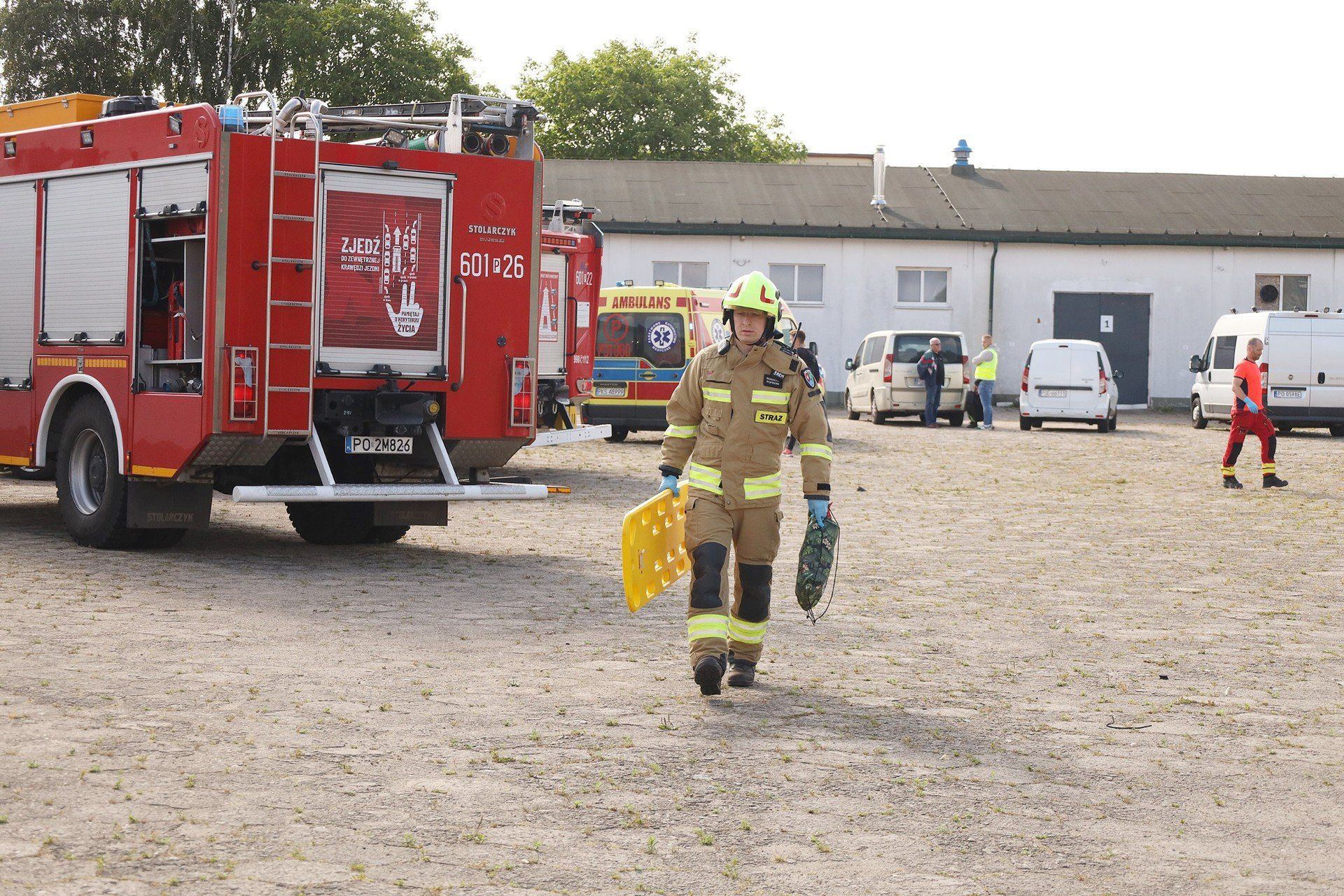 Wypadek śmiertelny na terenie jednej ze śremskich firm