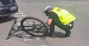 Kolizja w Damasławku. Młody rowerzysta zderzył się z autem osobowym