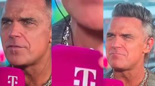 Robbie Williams udzielił wywiadu po mundialu, a z jego NOSA (?) wypadła BIAŁA GRUDKA. "Czy to jest to, o czym wszyscy myślimy?"