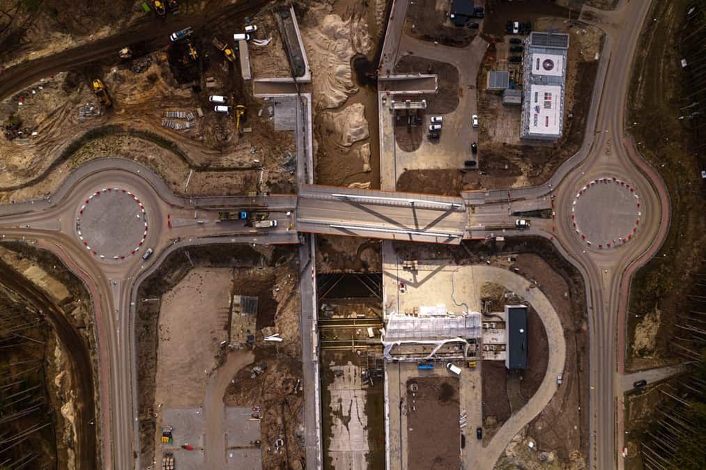 Przekop Mierzei Wiślanej, marzec 2022