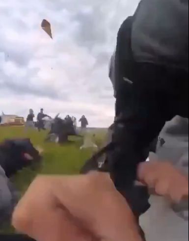 Fragment nagrania, które pojawiło się w sieci.