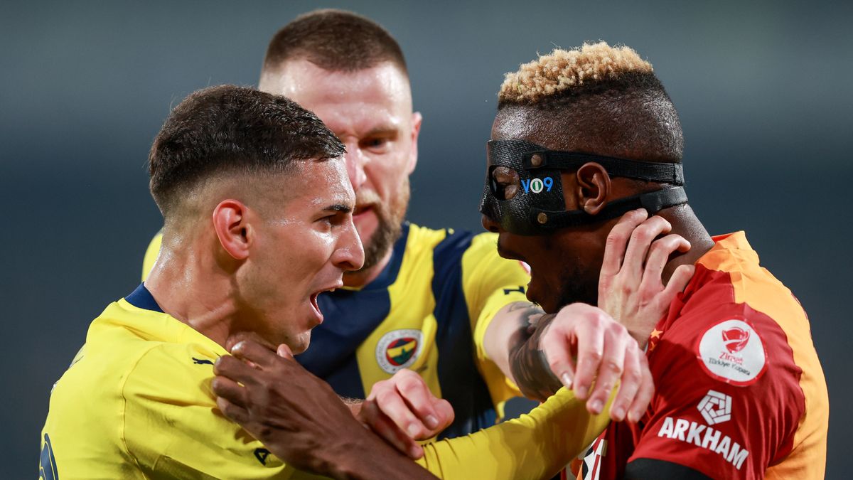 Getty Images / Ahmad Mora / Victor Osimhen w meczu z Fenerbahce