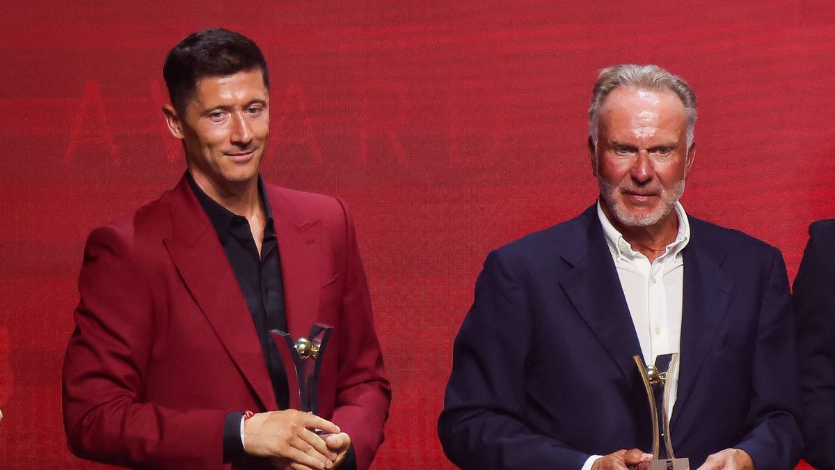 Getty Images / Pool / Na zdjęciu: Robert Lewandowski i Karl-Heinz Rummenigge