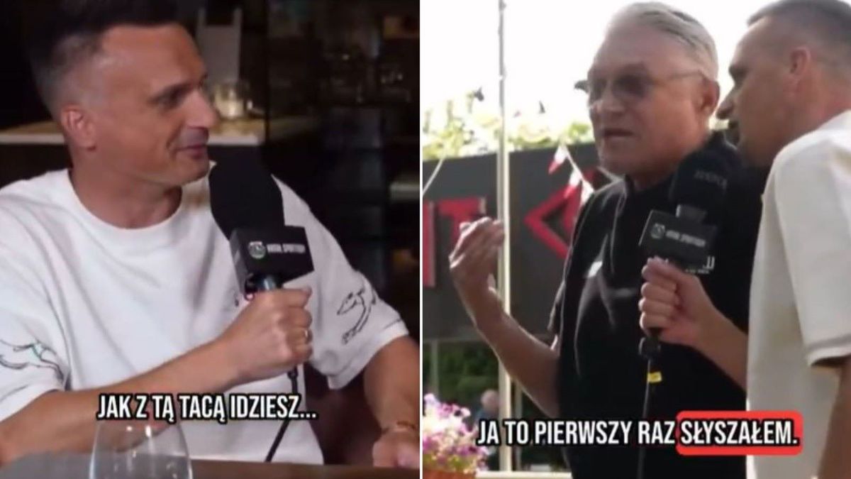 Twitter / x.com/Sportowy_Kanal / Na zdjęciu: Sławomir Peszko i Adama Nawałka w Kanale Sportowym