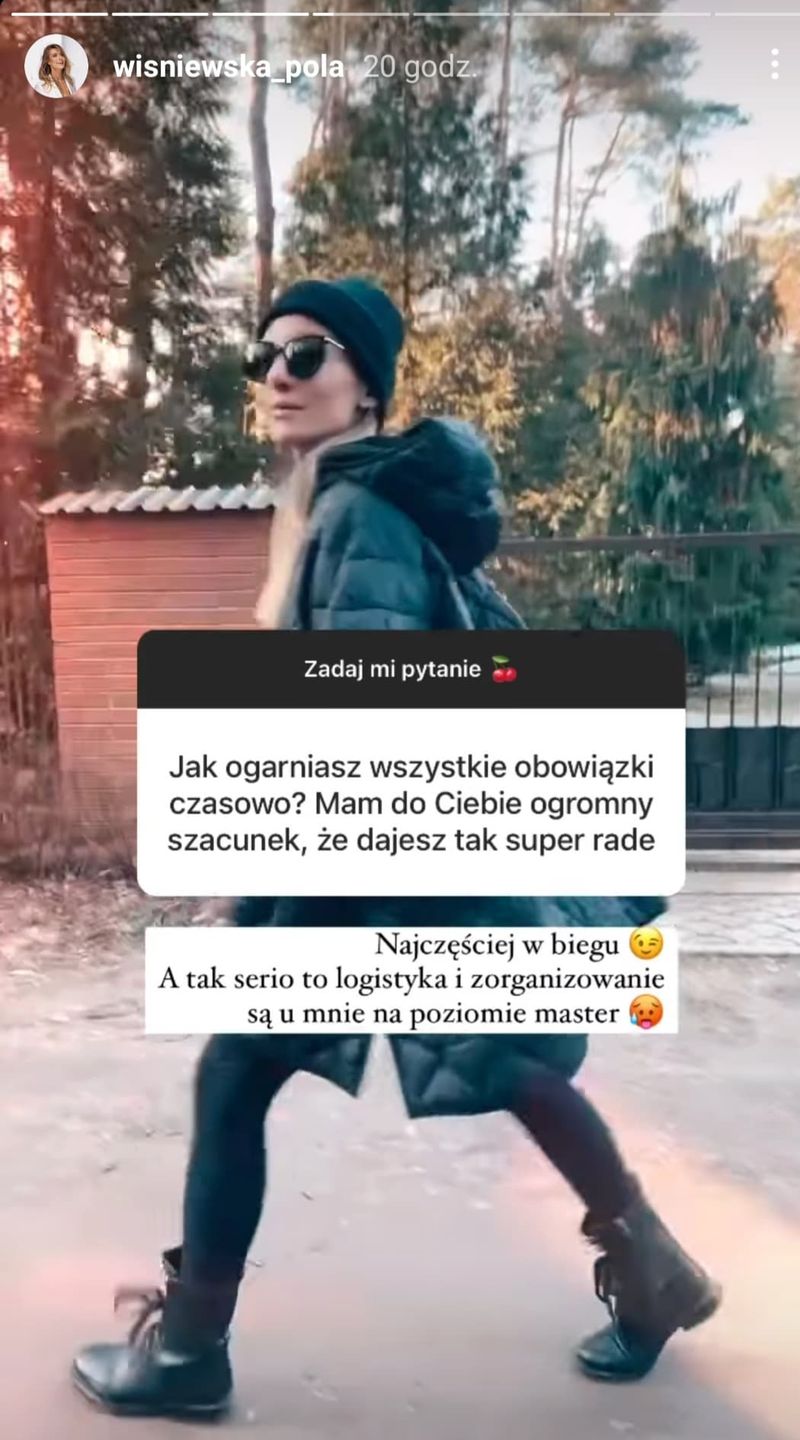 Jak Pola Wiśniewska radzi sobie z obowiązkami?