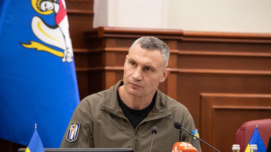 Vitalii Klychko, The Mayor Of Kyiv, At The Plenary Session Of The Kyiv City Council
KYIV, UKRAINE - NOVEMBER 24: Vitalii Klychko, the mayor of Kyiv, attends a plenary session of the KMDA (Kyiv City Council) on November 24, 2022 in Kyiv, Ukraine. The council was discussing important issues to improve life in the capital during the Russian-Ukrainian war. (Photo by Oleksii Samsonov/Global Images Ukraine via Getty Images)
Global Images Ukraine