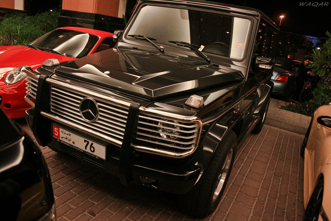 Mercedes G55 AMG i 2 Porsche (fot. e46fanatics.com)