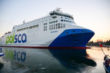 Prom Jantar Unity rozpoczął pierwszy rejs do Szwecji