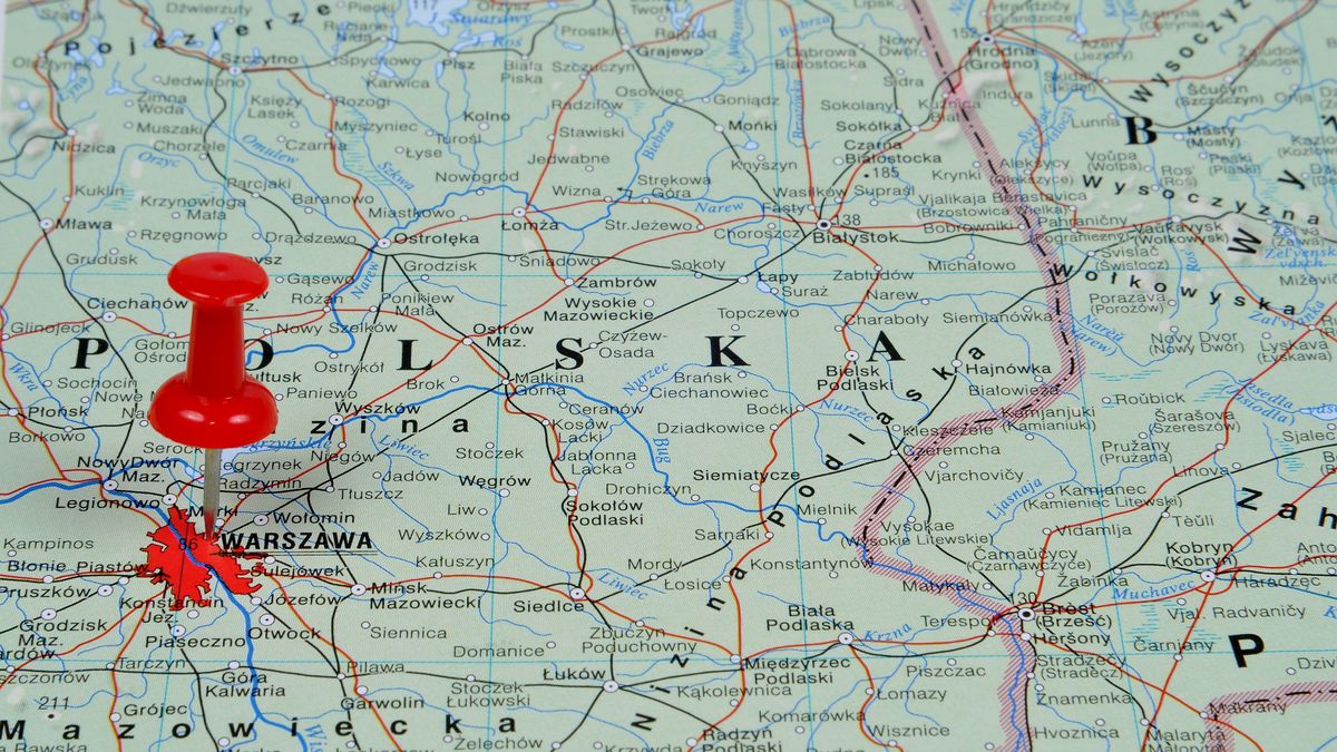 Mapa Polski 