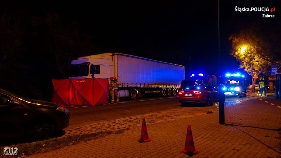 Zabrze. Policja prosi o kontakt, które były świadkiem śmiertelnego wypadku w Zabrzu.