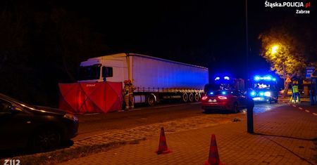 Zabrze. Zginął pod kołami tira, policja prosi o pomoc