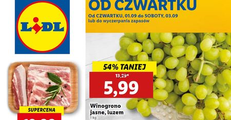 Lidl najnowsza gazetka od czwartku 1 września. Promocje w Lidlu 1.09-3.09
