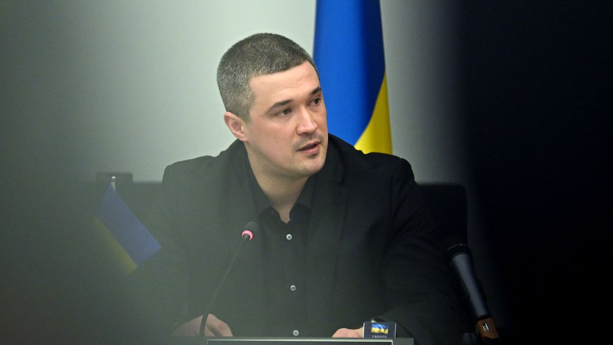 BRUSSELS, BELGIUM - FEBRUARY 12: Ukrainian Defense Minister Mykhailo Fedorov attends the Defence Contact group meeting on February 12, 2026 at NATO headquarters in Brussels, Belgium. The Ukraine Defence Contact Group comprises the member states of NATO and 25 additional countries and was formed in response to Russia's large-scale invasion of Ukraine in 2022. (Photo by Leon Neal/Getty Images)