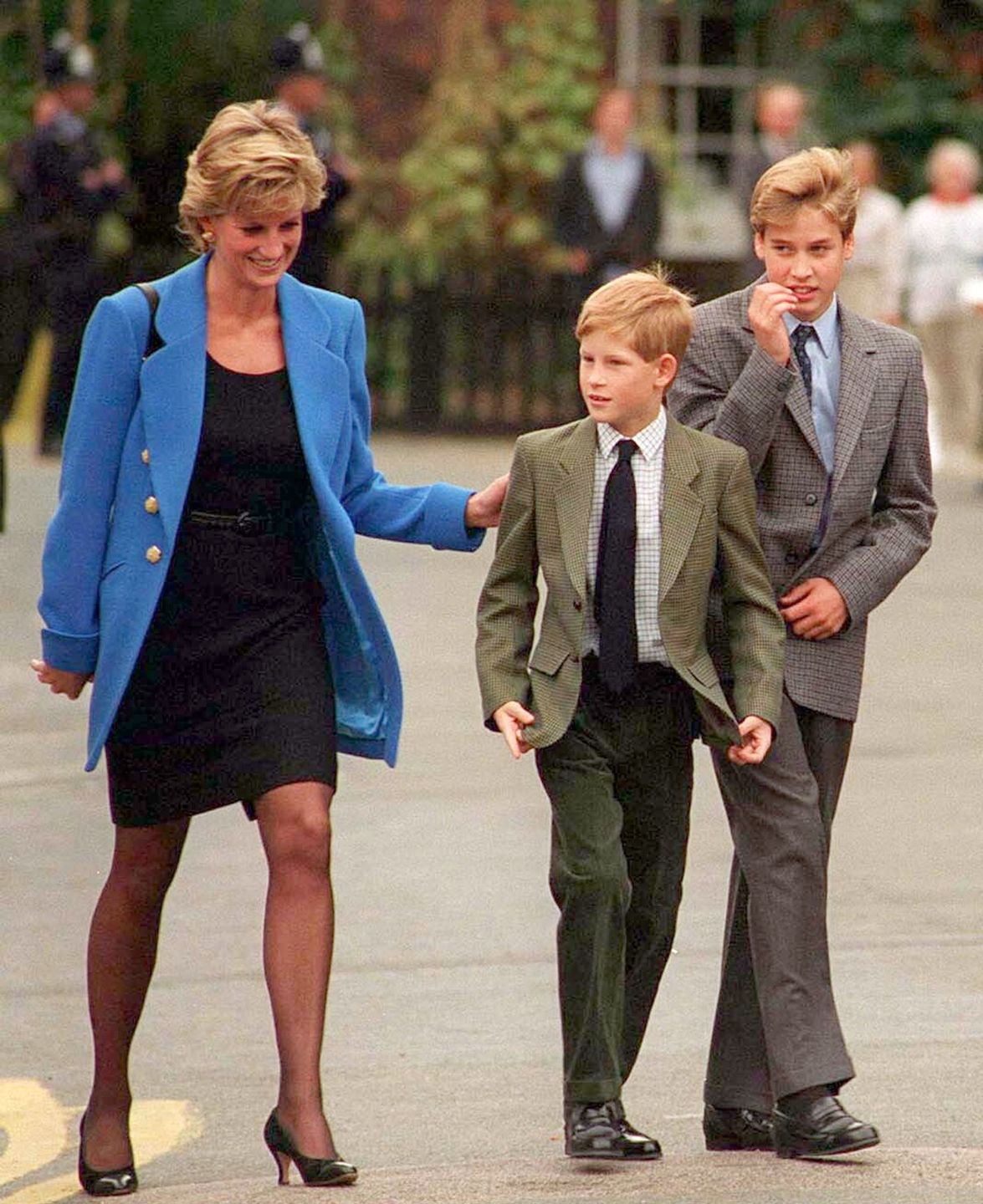 Księżna Diana, książę Harry i książę William