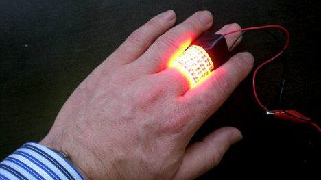 Plaster OLED, który leczy raka skóry światłem 1