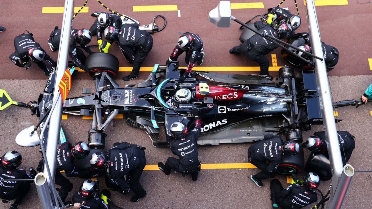 Zdjęcie okładkowe artykułu: Materiały prasowe / Mercedes / Na zdjęciu: pit-stop Valtteriego Bottasa