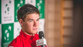 Puchar Davisa: konferencja prasowa po meczu Majchrzak - Garanganga (galeria)