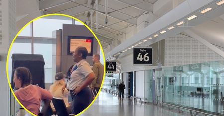 Nagrali pracownicę lotniska. Nie krępowała się mówić wprost