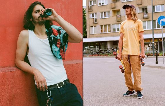 Zuza Krajewska przygotowała serię portretów dla marki Łomża Jasne Pełne