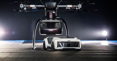 Przyszłość transportu się przybliża - Audi pokazało „latający samochód” Pop.Up Next