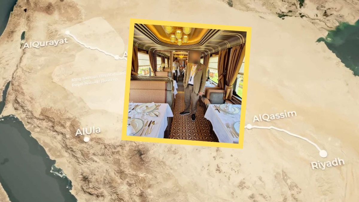 Luksusowy pociąg przemierzy pustynię