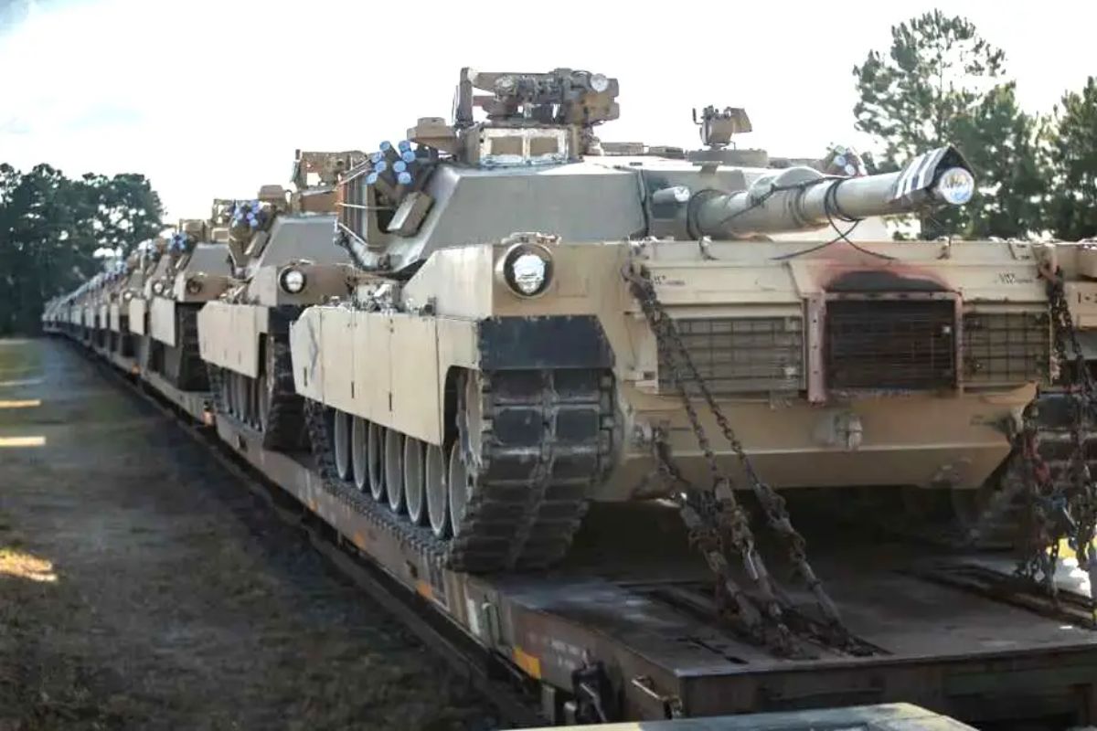 Amerykańskie czołgi M1A1 Abrams są już w Ukrainie, wkrótce trafią na front
