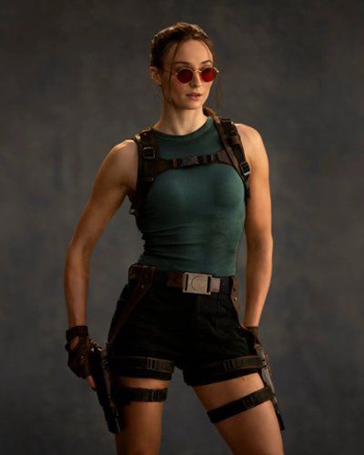 Sophie Turner jako Lara Croft